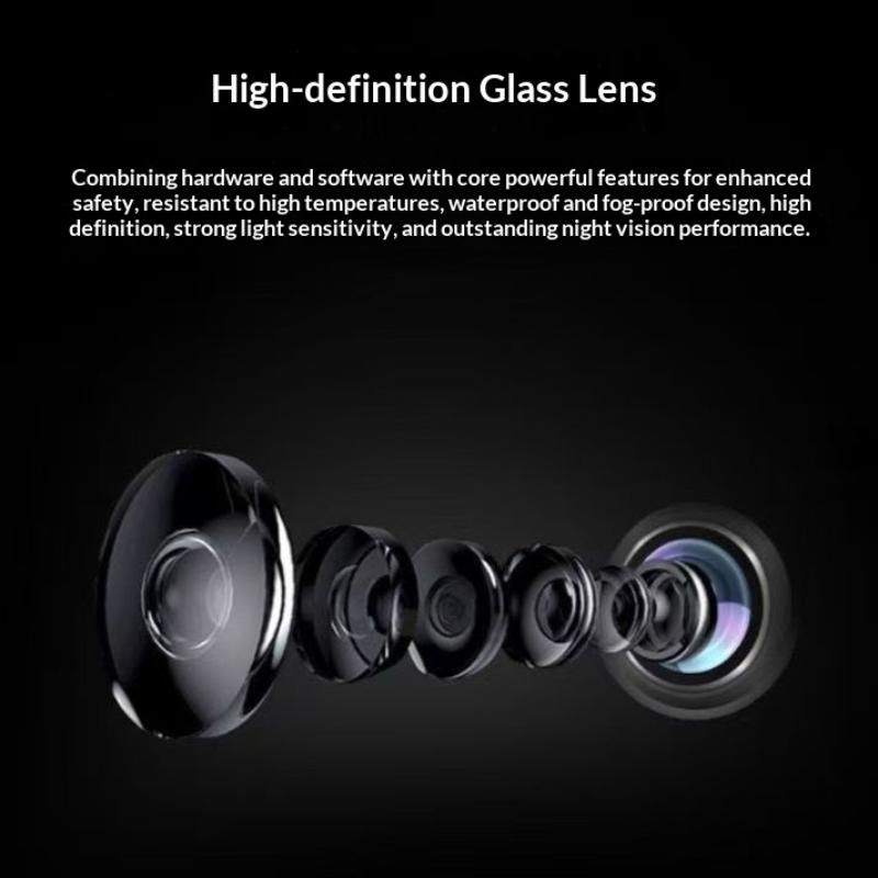 AHD 1080P/720P Камера заднего вида «Рыбий глаз» для автомобиля 170° Сверхширокоугольная HD Ночное видение IP68 Водонепроницаемая Универсальная камера парковки для автомобиля