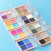 4 Colors Eye Shadow Palette Blue Matte Pearlescent Highlight Eyeshadow Palette Beauty Cosmetics