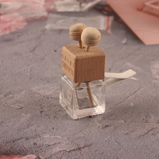 8 мл ароматическая подвеска для хранения жидкости, герметичная автомобильная квадратная воздуховыпускная трубка, прозрачная пустая бутылка для духов