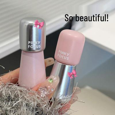 PINKYFOCUS Бархатно-матовая помада-мусс для губ: Голова-гриб, Не выцветающий, Красно-коричневый - Идеально для ленивой девушки и студентов.