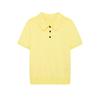 Spring 2025 Women's Slim-Fit Knitted Polo Shirt with Short Sleeves