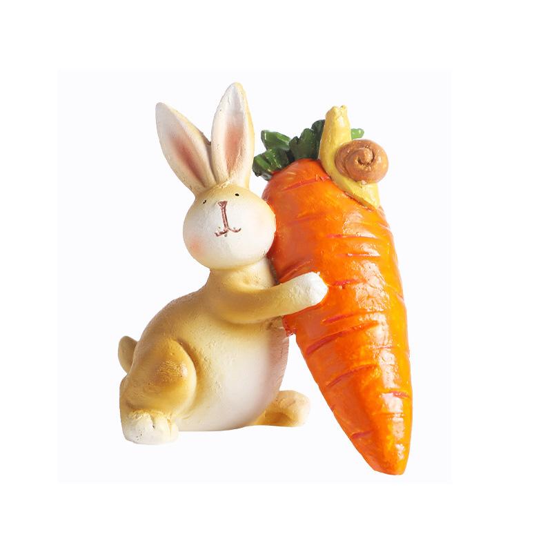 1 шт. смоляная пружина морковка Ins модель животного подвеска кролик милые пасхальные украшения кролик