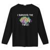 I survived the 60s twice T Shirt vintage Washed designer clothes Breathable homme Versatile graphic Slightly streetwear Unisex