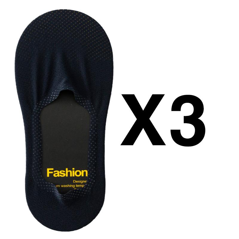 Silicone Anti-slip Invisible No Show Socks Summer Ultra-thin Breathable Sock Slippers Solid Color Ice Silk Low Cut Boat Socks