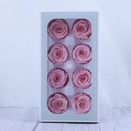 Yousheng 8 шт. консервированная роза красота неувядающая реалистичная вечная цветочная композиция подарок для украшения домашней вечеринки