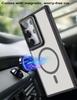 Magnetic Shockproof Phone Case for Samsung Galaxy S26 S25 Ultra S24 Plus S23 FE Invisible Bracket Acrylic Lens Protection Cover