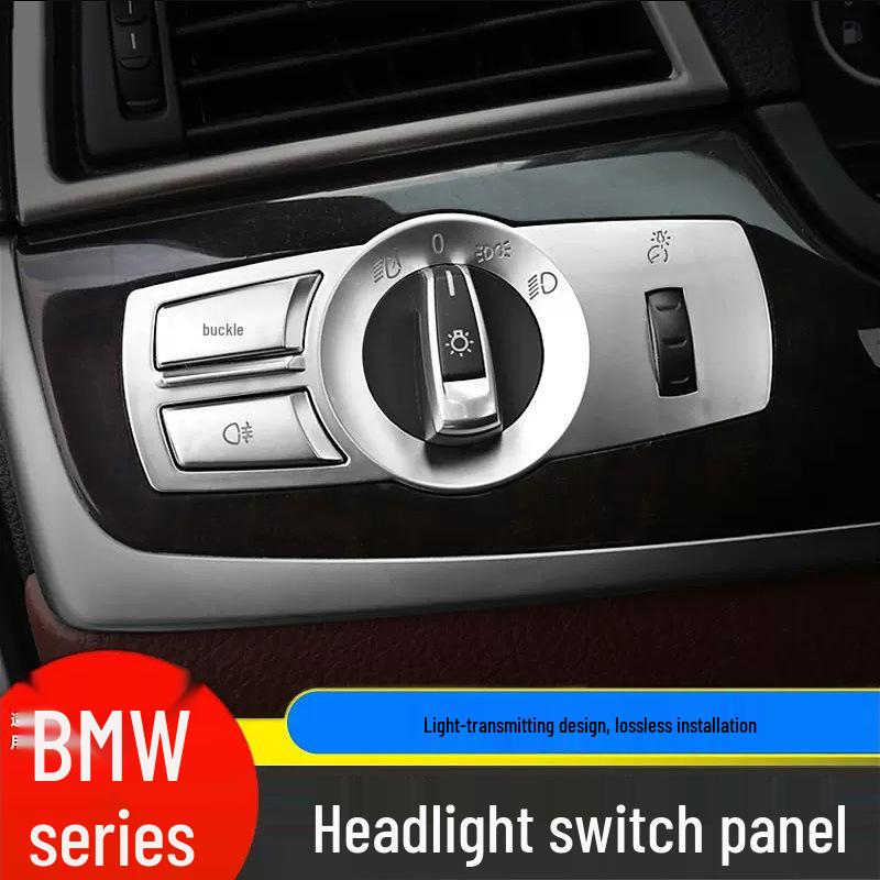 Наклейки на кнопки переключателя фар для BMW 5, 6, 7 Серии, X3, X4, F18, F25, F01F02