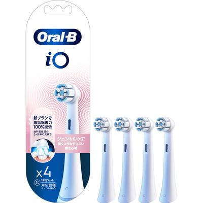 Braun iO Набор сменных щеток Gentle Care для серии iO Год Oral-B (4 кисти) (1 Поставка) iORBSW-4EL