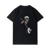 Plus Size 30 Patterns Cotton Harajuku Men T-Shirt Skull Print Tees Round Neck T Shirt Casual Tops