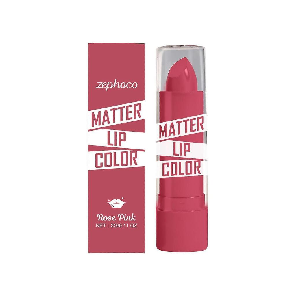 Rose Pink Moisturizing & Nourishing Lipstick Natural Finish, Hydrating, Smooths Lip Lines, Long-Lasting Shine