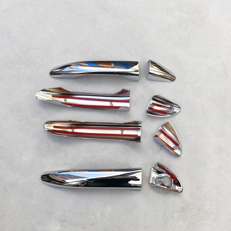 Хромированная накладка на дверную ручку из АБС-пластика для Hyundai i10 Grand i10 X 2014 2016 2018, наклейка для стайлинга автомобиля, автоаксессуары и;