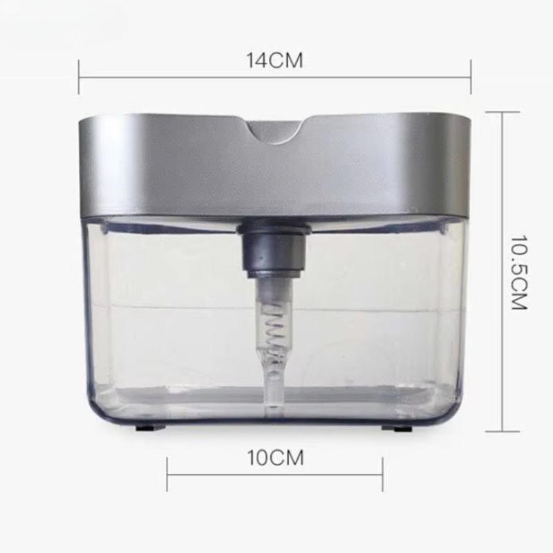 Пресс для моющего средства для кухни, портативный дозатор мыла, чистящая салфетка для посуды, дозатор мыла, чистящий инструмент