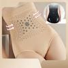 Women's High Waist Hollow Out Postpartum Belly Control Pants Waist Hip Lifting Pants Women's High Waist Body Shaping Pants