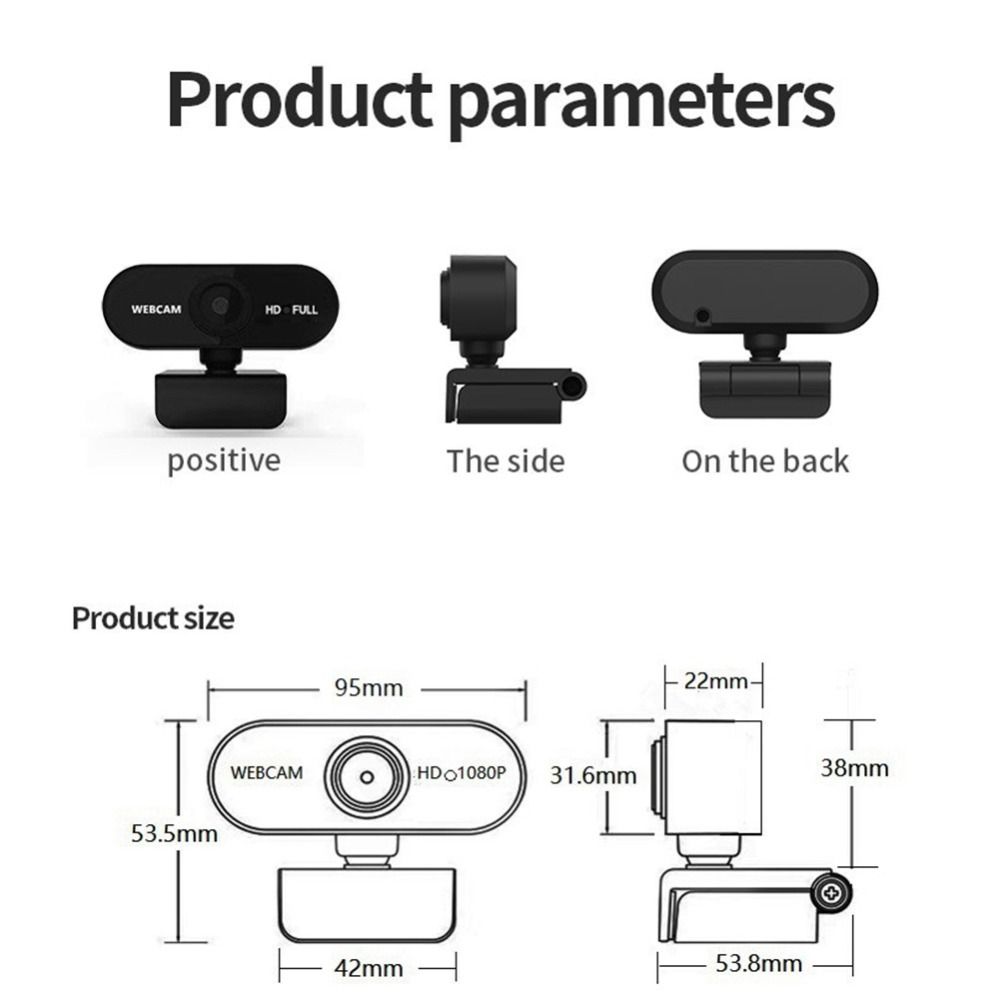 1080P Web Camera Autofocus USB Camera NEW HD Webcam  Laptop Accessories
