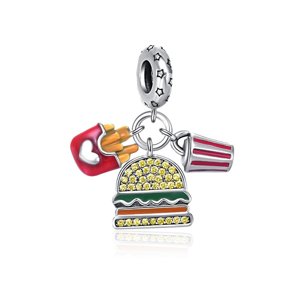 Последний Медный Любовный Кубик Рубика Форма для Кекса Подвеска-Шарм в Виде Батарейки Подвеска-Бусина Подходит Для Оригинального Браслета DIY Женская Бутиковая Ювелирная Бижутерия