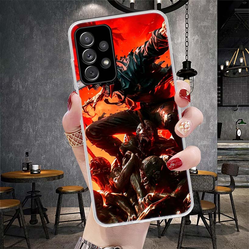C-Человек-бензопила Дэнджи Мягкий чехол для телефона для Samsung Galaxy S22 S23 S24 S25 Edge S26 Ultra S20 FE S21 Plus + Fundas Coque Galaxy S2