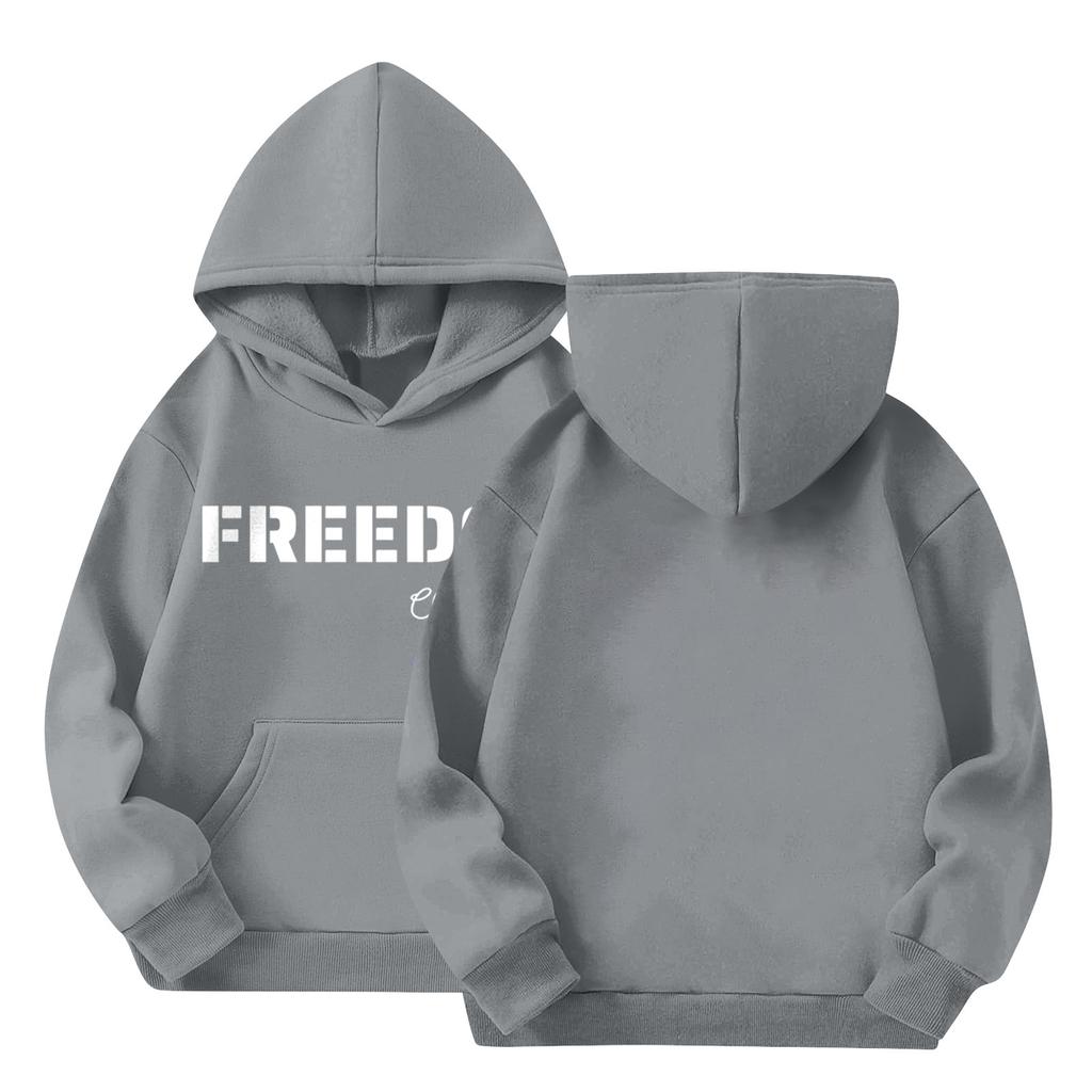 Cute Hoodies For Teen Children Trendy Preppy Hooded Sweatshirts Oversized Long Sleeve Shirts Clothes For Children