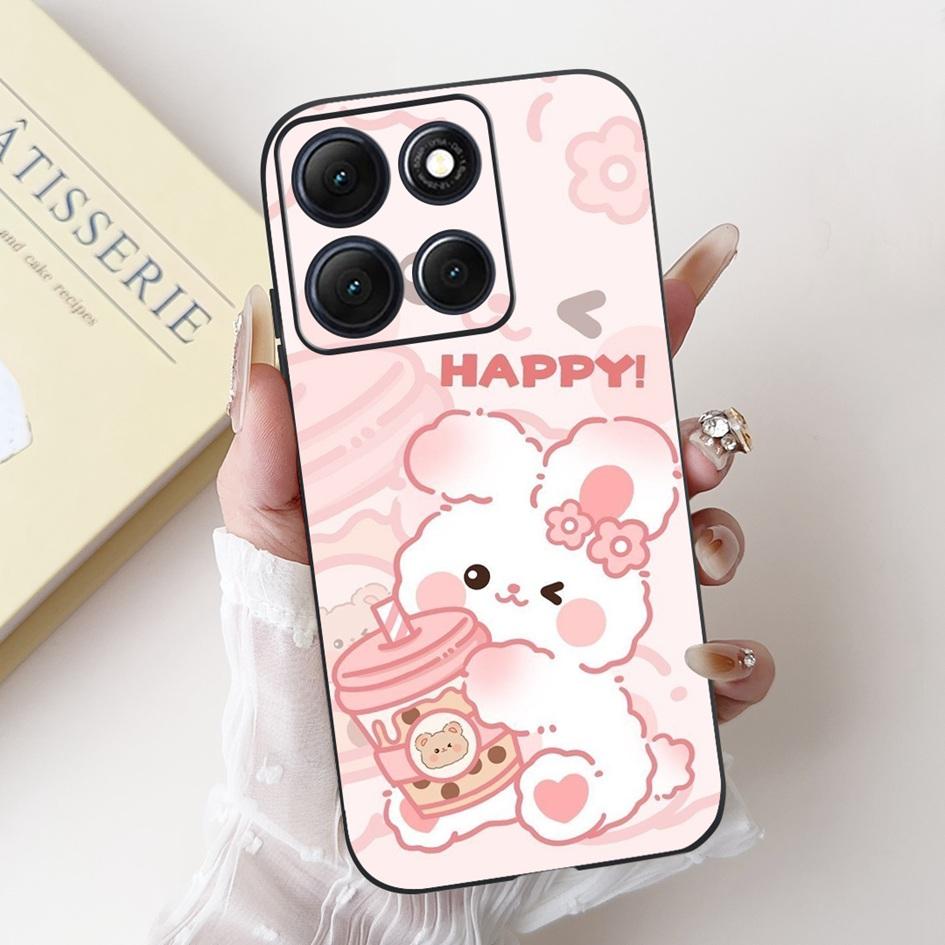 Ударопрочный чехол для Motorola Moto G86 Power Case Милый мультяшный кролик Мягкий силиконовый чехол для телефона для Moto G56 G 86 G86Power Funda