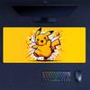 Happy Pikachu Print  Cushion Non-slip Laptop Tablet Big Mousepad XXL Mat Mini PC Playmat With Lock edge