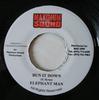 7inch Record ELEPHANT MAN - Bun It Down NONE Maximum Sound 2001 Jamaica Reggae, Ska & Dub Used