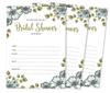 Inkdotpot 30A FloralA Fill-In Style Bridal Shower Invitations Wedding Blank