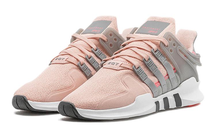 adidas Originals EQT Support ADV J Износостойкие Дышащие Низкие Детские Lifestyle Кроссовки Розово-Серые Подростковые BB6703