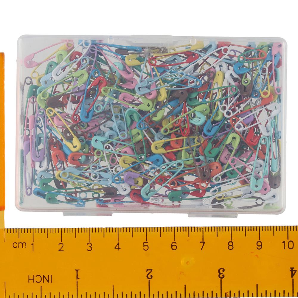 250 шт. Мини-булавки безопасности в ассортименте 19 мм Булавки безопасности для одежды Цветные булавки безопасности Одежда