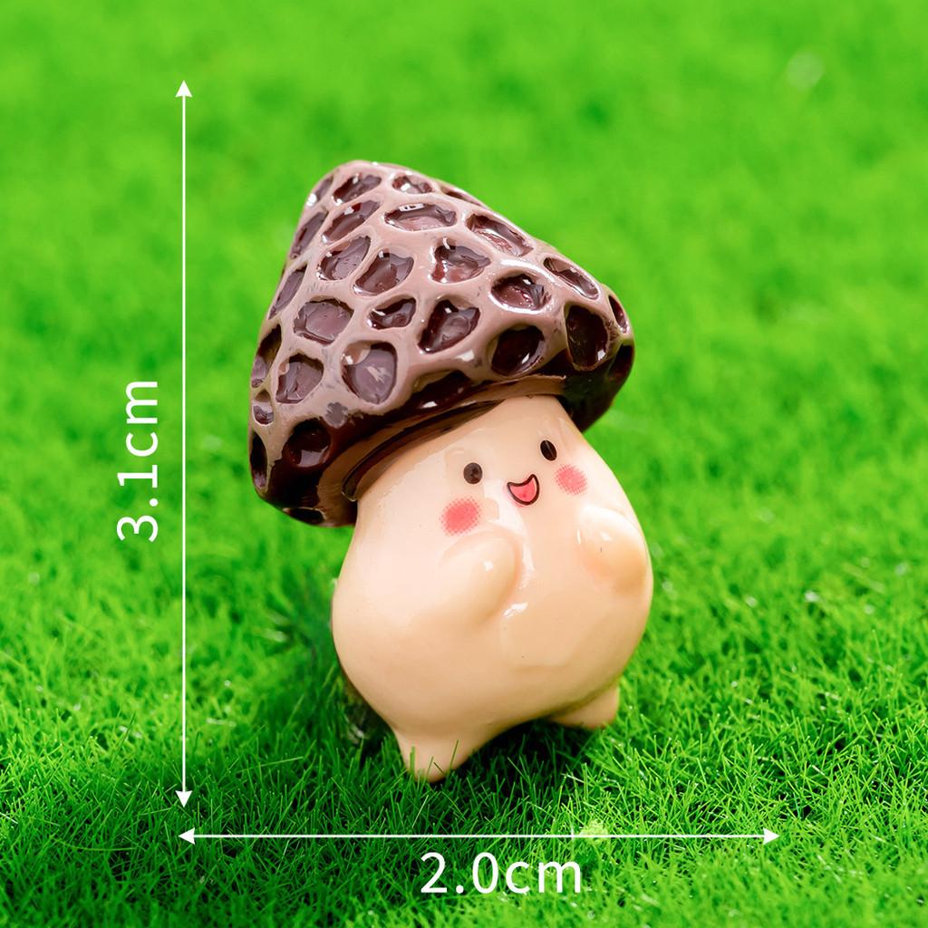 Пейзаж Гриб Микро Эльф Смола Орнаменты Для Рабочего Стола Креативное Украшение