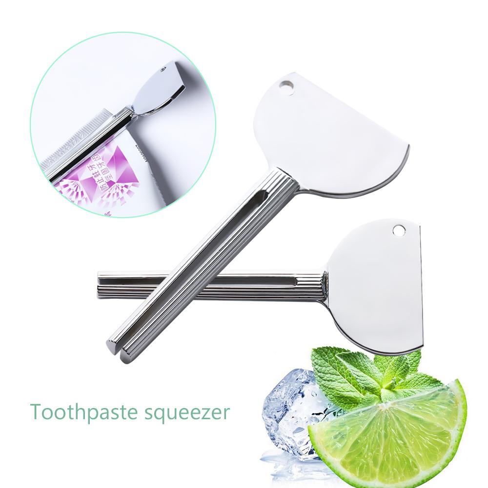 Hair Dye Stainless Steel U Shape Ointment Extruder Toothpaste Squeezer Dispenser Metal Tube