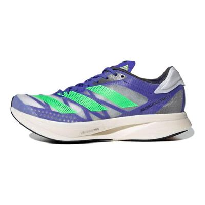Кроссовки унисекс Adizero Adios Pro 2 Sonic Ink Screaming Green Purple Cloud-White FY4082
