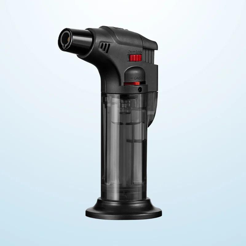 HONEST Gas Lighter Jet Butane Cigar Lighter Windproof Kitchen Tube Barbecue Metal Jewelry Welding Lighter Outdoor Gadgets ForMen