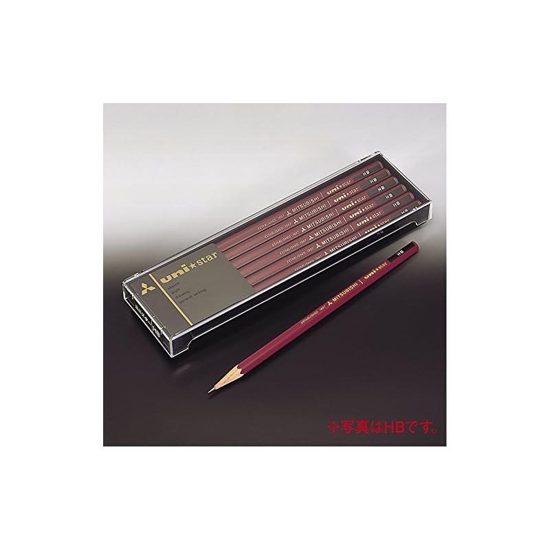 Карандаши Mitsubishi Pencil Unistar 2B, 1 дюжина (US2B)