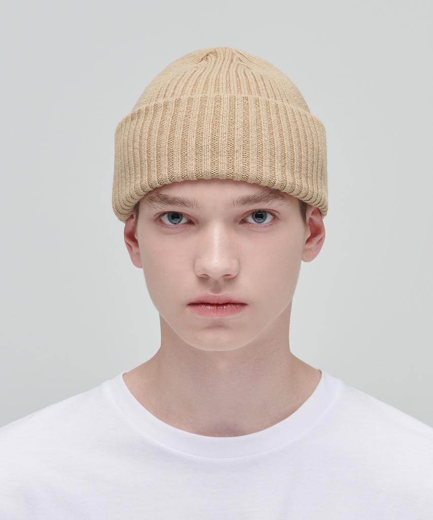 MUSINSA STANDARD Bold Knit Beanie [Beige]