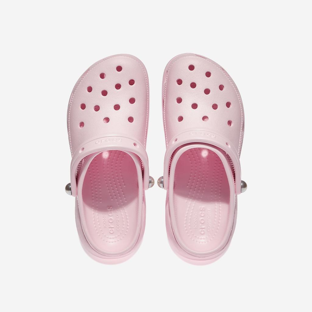 Crocs Классические туфли на платформе с жемчужным узором, CRS211231, 1010112089, популярная корейская обувь
