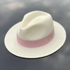 Panama Straw Hat Unisex Top Hat Fedora Hat Big Head Size Sunshade Adjustable Elegant Gentleman Versatile Style
