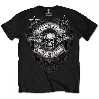 Avenged Sevenfold Футболка унисекс для взрослых с цветочными звездами