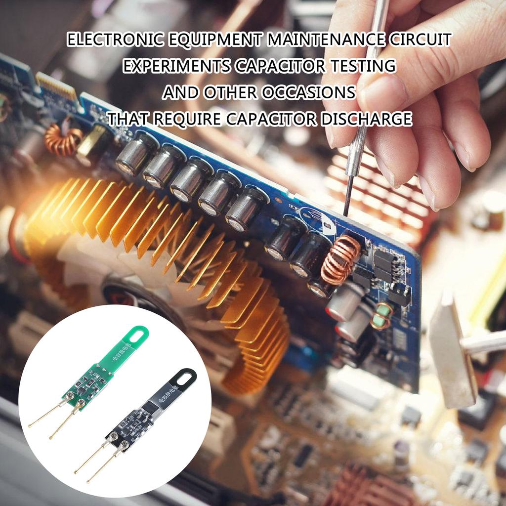 Capacitor Discharge Pen Fast Discharging High Voltage 1000UF 5000UF Repair Tool Discharger for Electronic Safety