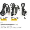 USB To DC 5V 9V 12V USB Type a Male Female Mini 5pin Type C Power Boost Line 5.5x2.1mm Step UP Module Converter Adapter Cable