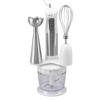 Food Processor 304 Stainless Steel Motor Electric Food Chopper for Slicing Shredding Mincing Puree