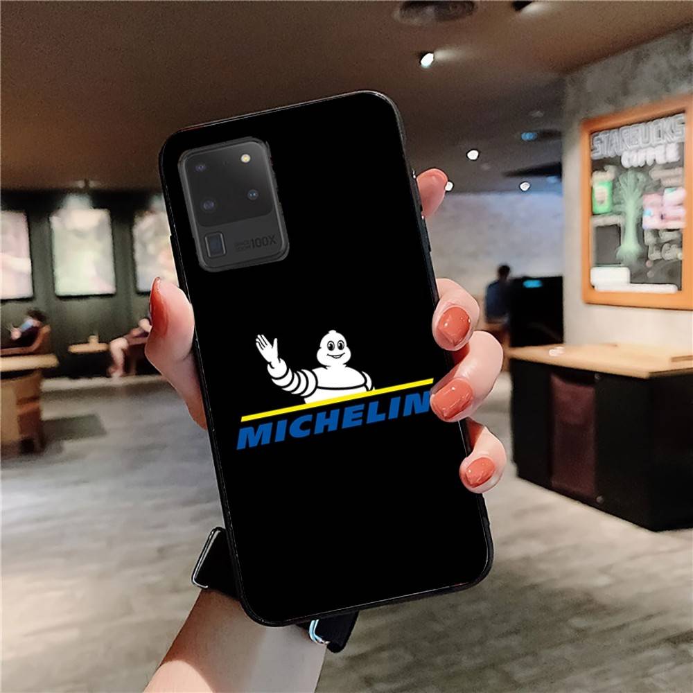 Чехол для телефона с логотипом M-Michelins для Samsung S 24 Fe 25 Ultra Plus 20 Lite 21 30 22 23 24 22 Ultra 5G Fundas
