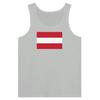 Débardeur - Drapeau de l'Autriche - Gris - 100% хлопок - Coupe ajustée - Mixte