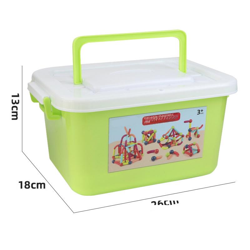 Colorful Magnetic Stick Building Blocks for Kids: Creative Educational DIY Toy Set