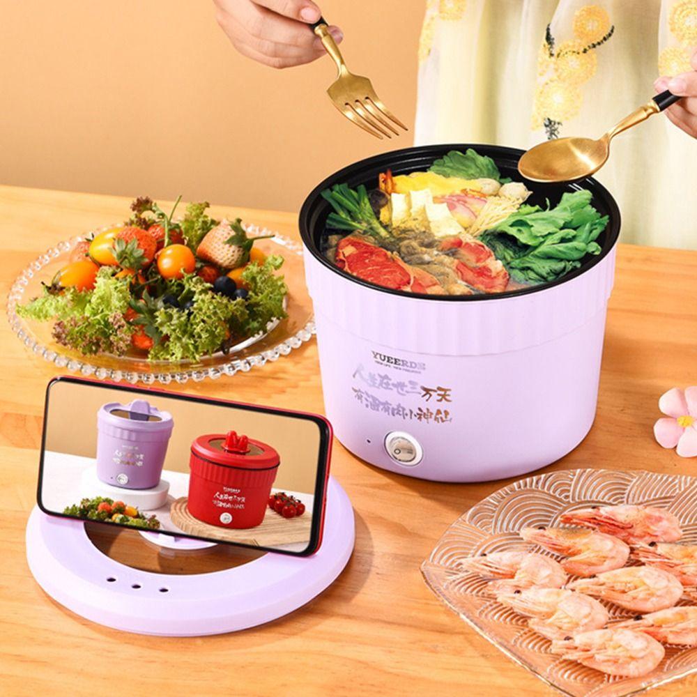 Сковорода с антипригарным покрытием Общежитие Бытовой Электрическая горячая кастрюля Электрическая рисоварка Электрическая плита Кастрюля для готовки