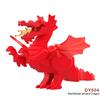 Single Sell Medieval Knight War Horses Wolves Tiger Bears Deer Dragon Animal Decorative Toy Moc Building Block Rope Saddles K039