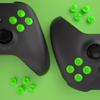 eXtremeRate Replacement Custom ABXY Action Buttons for Xbox Series X Classic Symbol ABXY Keys for Xbox One and Elite & S, 3-Tone S/X V1/V2 [Green]
