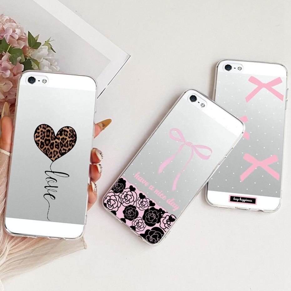 Clear TPU Case For iPhone 5 5s SE (2016) 4 4s Newest Style Phone Cases For iPhone4 4s iPhone5 5s Soft Silicone Covers Bumpers