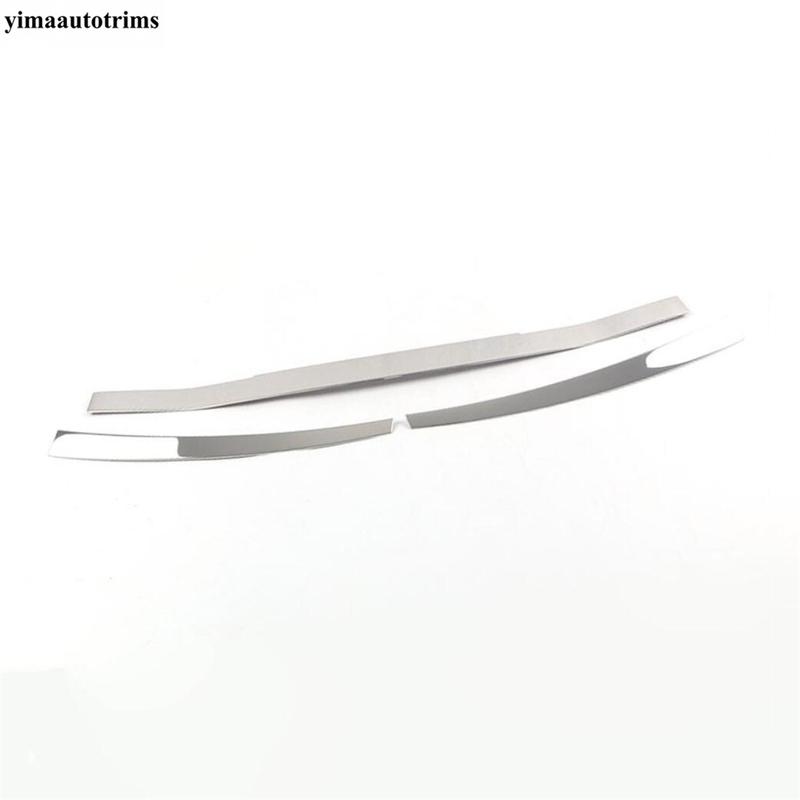 Front Rear Tail Bumper Fog Light Lamp Eyelid Eyebrow Strip Decor Cover Trim For Tesla Model Y - 2024 Accessories Exterior