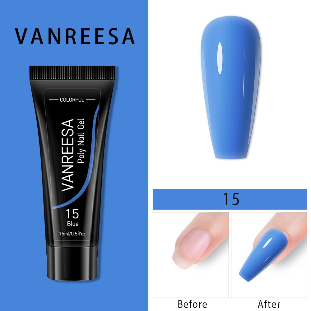 VANREESA 36 цветов поли гель для наращивания ногтей быстро наращивающий гель-лак для маникюра