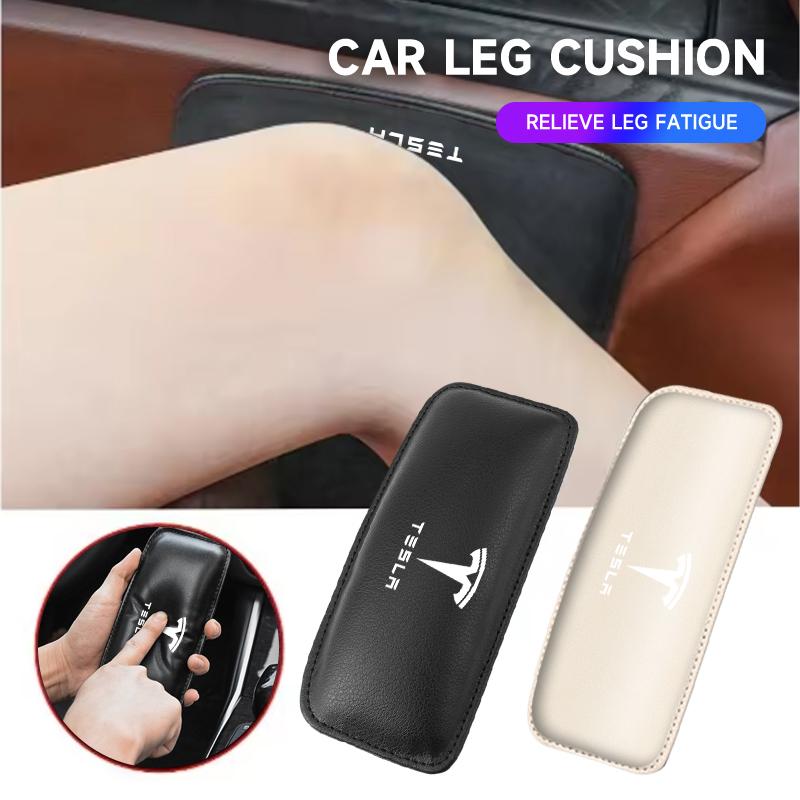 Car Knee Pad Armrest Mat Elbow Pillow Leg Support Cushion Interior For Tesla Model 3 Y S X 2021 Roadster Cybertruck Juguete