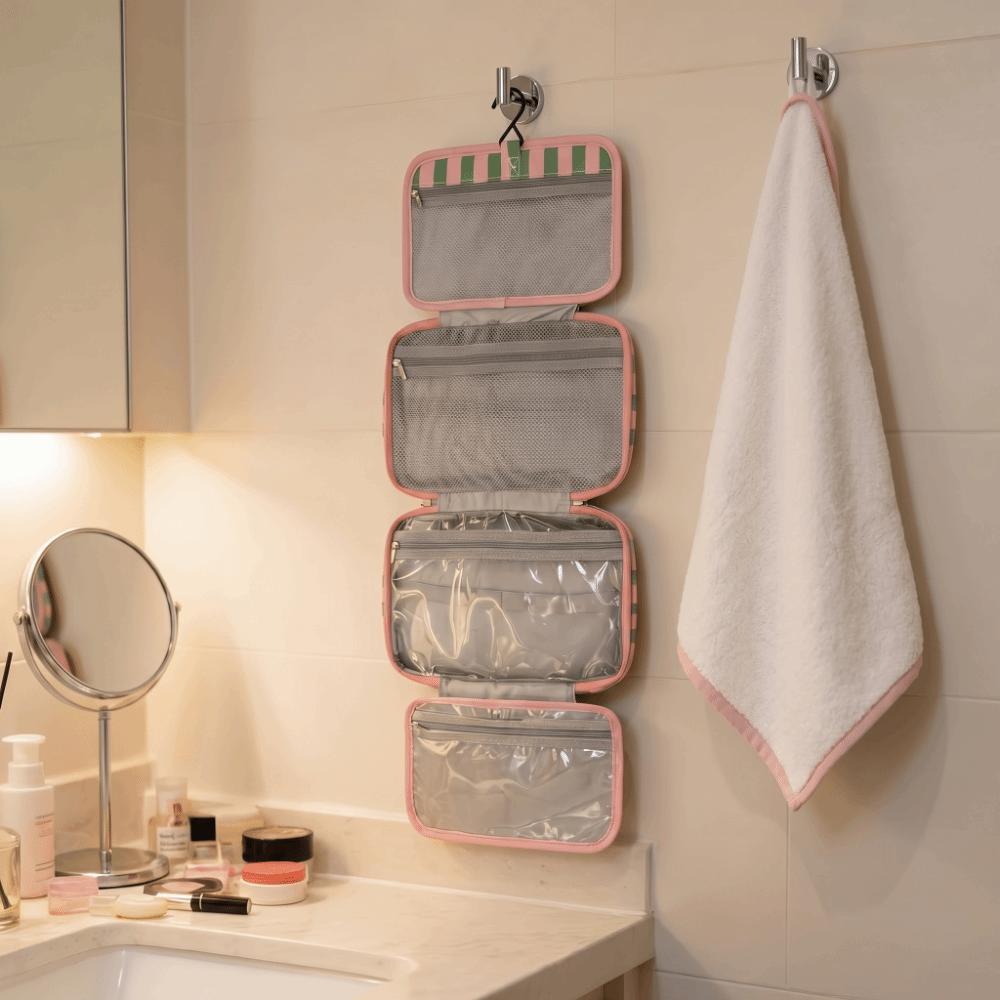 Large Capacity Travel Storage Bag Dustproof Make Up Bag Travel Wash Handbag Beauty Tools Storage